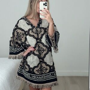 Zimmermann Clover Terry Towel Mini Dress Size 2